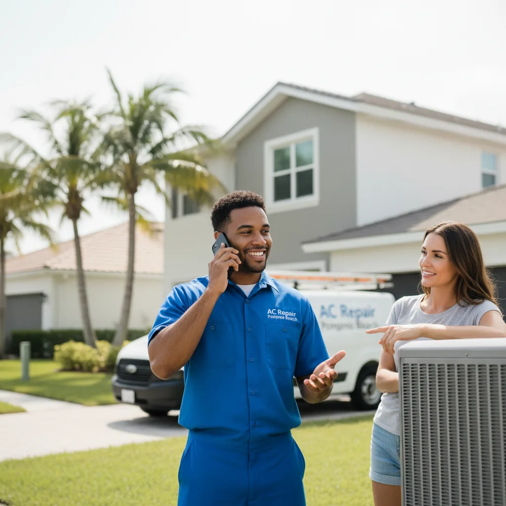 AC Repair Pompano Beach customer support in Santa Anna